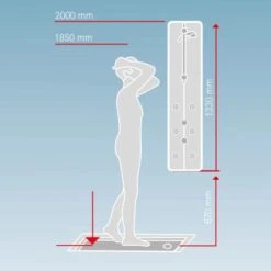 Schulte Dusch Master Rain Mit Thermostat Und Tellerkopfbrause -Badkomfort Verkauf 4060991035418 2053 6