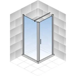 Schulte ExpressPlus Drehtür AlexaStyle2.0 Alunatur Hell 80x80x192cm 11 Schulte ExpressPlus Drehtür AlexaStyle2.0 Alunatur Hell 80x80x192cm -Badkomfort Verkauf 4060991037528 2053 5