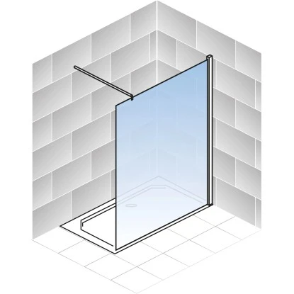 Schulte Duschwand Walk In Alexa Style 2.0 Chromoptik Dekor Liane 100 Cm 5 Schulte Duschwand Walk In Alexa Style 2.0 Chromoptik Dekor Liane 100 Cm - Image 3