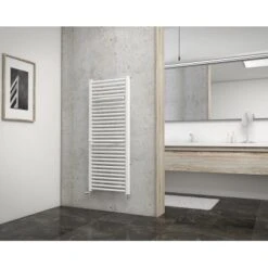 Schulte ExpressPlus Design-Heizkörper Miami Anschluss Unten 643W HxB 121,5x50cm -Badkomfort Verkauf 4060991038228