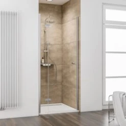 Schulte ExpressPlus Drehtür In Nische MasterClass Links Chromoptik 80x200cm