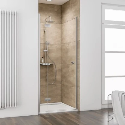 Schulte ExpressPlus Drehtür In Nische MasterClass Links Chromoptik 80x200cm 3 Schulte ExpressPlus Drehtür In Nische MasterClass Links Chromoptik 80x200cm