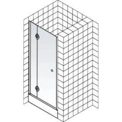 Schulte ExpressPlus Drehtür In Nische MasterClass Links Chromoptik 80x200cm 12 Schulte ExpressPlus Drehtür In Nische MasterClass Links Chromoptik 80x200cm -Badkomfort Verkauf 4060991038273 2053 5
