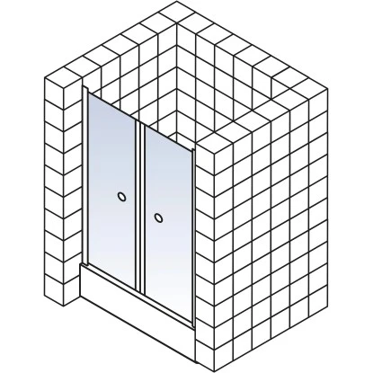 Schulte ExpressPlus Pendeltür In Nische Garant Chromoptik 90x200cm 6 Schulte ExpressPlus Pendeltür In Nische Garant Chromoptik 90x200cm - Image 4