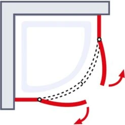 Schulte ExpressPlus Runddusche Garant 4-tlg. Alu-Natur Radius 55cm -Badkomfort Verkauf 4060991038679 2053 6