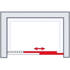 Schulte Schiebetür In Nische Kristall Trend 2-teilig BxH 140 X 200 Cm 13 Schulte Schiebetür In Nische Kristall Trend 2-teilig BxH 140 X 200 Cm -Badkomfort Verkauf 4060991044977 2053 6