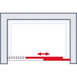 Schulte Schiebetür Mit Seitenwand Kristall/Trend Chromopt. Klar Hell 200x140cm 11 Schulte Schiebetür Mit Seitenwand Kristall/Trend Chromopt. Klar Hell 200x140cm -Badkomfort Verkauf 4060991044984 2053 6