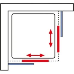 Schulte ExpressPlus Eckeinstieg Sunny Sicherheitsglas Alpinweiß 190x80cm -Badkomfort Verkauf 4060991050404 2053 6