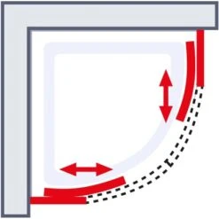 Schulte ExpressPlus Runddusche Sunny Sicherheitsglas Alpinweiß 190x90x90cm -Badkomfort Verkauf 4060991051098 2053 6