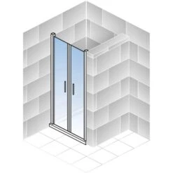 Schulte Alexa Style 2.0 Pendeltür In Nische BlackStyle 80 X 192cm 8 Schulte Alexa Style 2.0 Pendeltür In Nische BlackStyle 80 X 192cm -Badkomfort Verkauf 4060991055881 2053 5