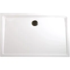 Schulte ExpressPlus Duschwanne Eckig Extra-flach Mineralguss Asym. 90x100cm