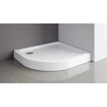 Schulte ExpressPlus Duschwanne Rund Flach Sanitäracryl Inkl. Schürze 80x80cm 4 Schulte ExpressPlus Duschwanne Rund Flach Sanitäracryl Inkl. Schürze 80x80cm - Image 2