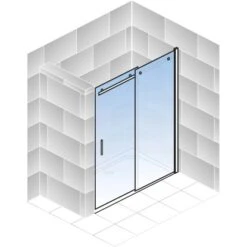 Schulte Alexa Style 2.0 Schiebetür In Nische BlackStyle 120 X 200cm 8 Schulte Alexa Style 2.0 Schiebetür In Nische BlackStyle 120 X 200cm -Badkomfort Verkauf 4060991056697 2053 5