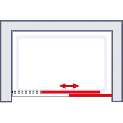 Schulte Alexa Style 2.0 Schiebetür In Nische BlackStyle 120 X 200cm 6 Schulte Alexa Style 2.0 Schiebetür In Nische BlackStyle 120 X 200cm - Image 4