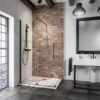 Schulte Alexa Style 2.0 Duschwand Walk In Schiebetür BlackStyle120 X 200cm -Badkomfort Verkauf 4060991056734 2053 1