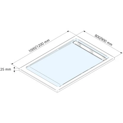 Schulte ExpressPlus Set Duschkabinen Mit Duschwanne MasterClass Links 200x120cm 7 Schulte ExpressPlus Set Duschkabinen Mit Duschwanne MasterClass Links 200x120cm - Image 5