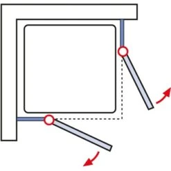 Schulte ExpressPlus Set Eckeinstieg Kristall/Trend Mit Duschwanne 185x80cm 16 Schulte ExpressPlus Set Eckeinstieg Kristall/Trend Mit Duschwanne 185x80cm -Badkomfort Verkauf 4060991056970 2053 6