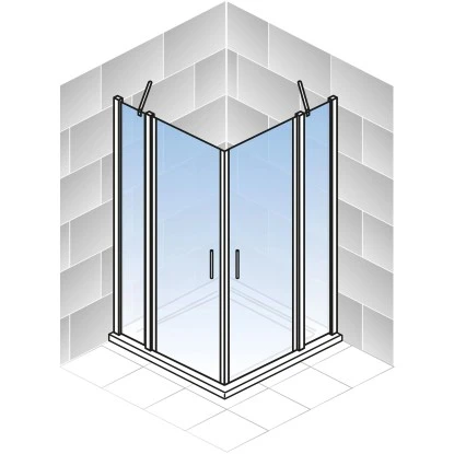 Schulte ExpressPlus Set Eckeinstieg AlexaStyle2.0 Mit Duschwanne 192x80cm 7 Schulte ExpressPlus Set Eckeinstieg AlexaStyle2.0 Mit Duschwanne 192x80cm - Image 5