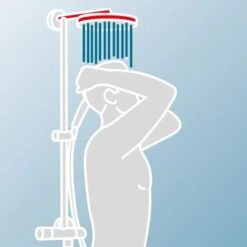 Schulte Duschsystem Rain Classic Mit Thermostat Kopfbrause Rund -Badkomfort Verkauf 4060991060427 9 1