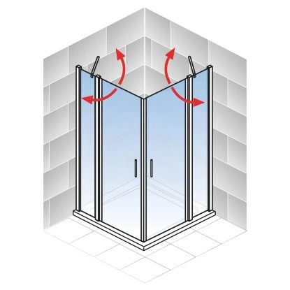 Schulte ExpressPlus Eckeinstieg AlexaStyle2.090 X 90 X 192 Cm 4-teilig 7 Schulte ExpressPlus Eckeinstieg AlexaStyle2.090 X 90 X 192 Cm 4-teilig - Image 5