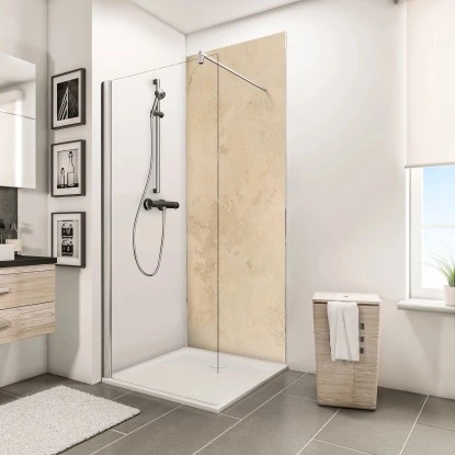 Schulte ExpressPlus DecoDesign Duschrückwand Kalkstein 210x100cm 4 Schulte ExpressPlus DecoDesign Duschrückwand Kalkstein 210x100cm - Image 2