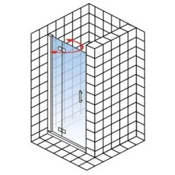 Schulte MasterClass Drehtür An Nebenteil Für Nische 90 X 200 Cm Chromoptik 14 Schulte MasterClass Drehtür An Nebenteil Für Nische 90 X 200 Cm Chromoptik -Badkomfort Verkauf 4060991069031 4