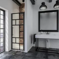 Schulte Alexa Style 2.0 Drehtür In Nische BlackStyle 80 X 192cm