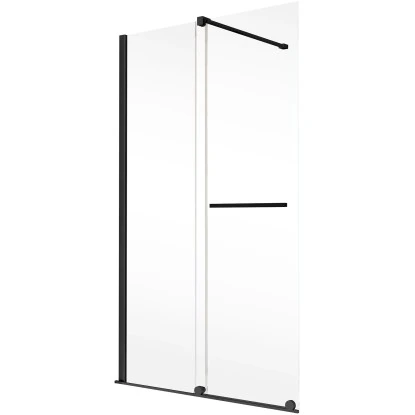 Schulte Walk In Schiebetür Toura Rollen 200 X 120 Cm Schwarz Klar Hell Festel. L 4 Schulte Walk In Schiebetür Toura Rollen 200 X 120 Cm Schwarz Klar Hell Festel. L - Image 2