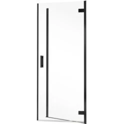 Schulte Drehtür Toura Nische Pendelbar Schwarz 200 X 80 Cm Klar Hell Anschlag R -Badkomfort Verkauf 4060991069970 2053 2