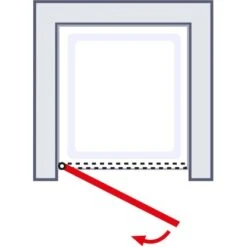 Schulte Drehtür Toura Nische Pendelbar Schwarz 200 X 100 Cm Klar Hell Anschlag L 12 Schulte Drehtür Toura Nische Pendelbar Schwarz 200 X 100 Cm Klar Hell Anschlag L -Badkomfort Verkauf 4060991070020 2053 5
