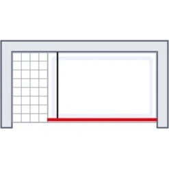 Schulte Walk In Frontteil Alexa Style 2.0 Dekor Frame Mattschwarz 200 X 90 Cm -Badkomfort Verkauf 4060991070884 2053 4