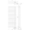 Schulte Badheizkörper Breda Steckerfertig + Heizstab 5 L Alpinweiß 169 X 60 Cm -Badkomfort Verkauf 4060991071096 2053 1