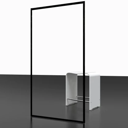 Schulte Badewannenfaltwand Komfort 1-tlg. Dekor Frame Mattschwarz 140 Cm X 80 Cm 5 Schulte Badewannenfaltwand Komfort 1-tlg. Dekor Frame Mattschwarz 140 Cm X 80 Cm - Image 3