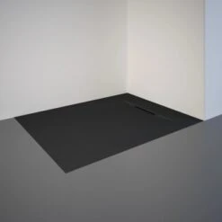 Schulte ExpressPlus Duschwanne DWM-Tecmit Steinstruktur 80 X 100 Cm Anthrazit
