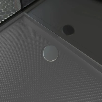 Schulte ExpressPlus Komplettdusche-Schiebetür Bali Mattschwarz 215 Cm X 115 Cm 4 Schulte ExpressPlus Komplettdusche-Schiebetür Bali Mattschwarz 215 Cm X 115 Cm - Image 2