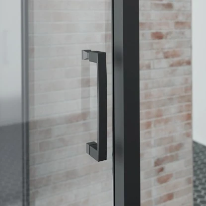 Schulte ExpressPlus Komplettdusche-Schiebetür Bali Mattschwarz 215 Cm X 115 Cm 7 Schulte ExpressPlus Komplettdusche-Schiebetür Bali Mattschwarz 215 Cm X 115 Cm - Image 5