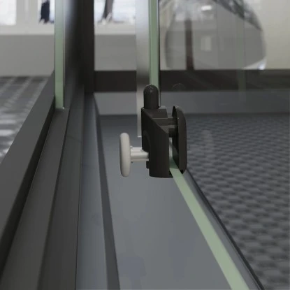 Schulte ExpressPlus Komplettdusche-Schiebetür Bali Mattschwarz 215 Cm X 115 Cm 8 Schulte ExpressPlus Komplettdusche-Schiebetür Bali Mattschwarz 215 Cm X 115 Cm - Image 6