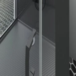 Schulte ExpressPlus Komplettdusche-Schiebetür Bali Mattschwarz 215 Cm X 115 Cm 21 Schulte ExpressPlus Komplettdusche-Schiebetür Bali Mattschwarz 215 Cm X 115 Cm -Badkomfort Verkauf 4060991074998 2053 CU 09