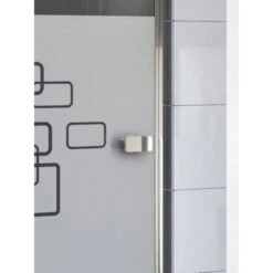 Schulte Youngline Drehtür Für Nische Chromoptik Dekor Cubic -Badkomfort Verkauf 439638 4081 21