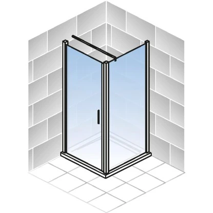 Schulte Youngline Drehtür Inkl. Seitenwand Chromoptik Echtglas Klar Hell 6 Schulte Youngline Drehtür Inkl. Seitenwand Chromoptik Echtglas Klar Hell - Image 4