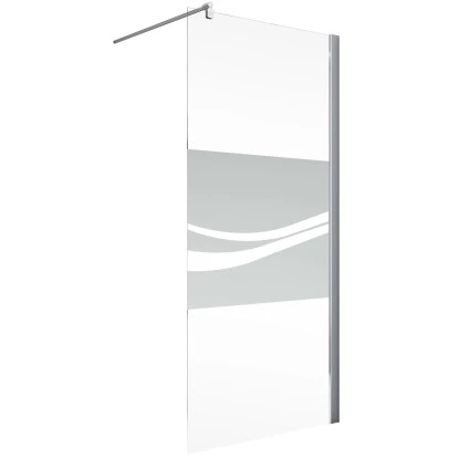 Schulte Duschwand Walk In Alexa Style 2.0 Chromoptik Dekor Liane 100 Cm 4 Schulte Duschwand Walk In Alexa Style 2.0 Chromoptik Dekor Liane 100 Cm - Image 2