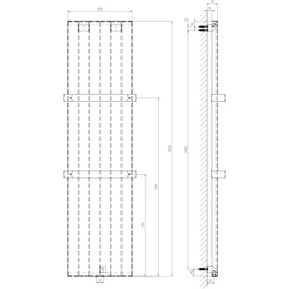 Schulte Design-Heizkörper New York Mit Mittenanschluss 771 W Reflex Grau 4 Schulte Design-Heizkörper New York Mit Mittenanschluss 771 W Reflex Grau - Image 2