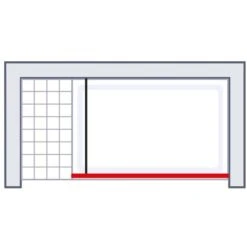 Schulte Duschwand Garant Walk In 90 X 200 Cm Chromoptik Glas Dezent -Badkomfort Verkauf 534137 2053 2