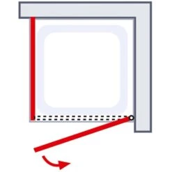 Schulte Sunny Drehtür Mit Verkürzter Seitenwand Echtglas Klar Alpinweiß 18 Schulte Sunny Drehtür Mit Verkürzter Seitenwand Echtglas Klar Alpinweiß -Badkomfort Verkauf 984679 2053 3