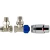 Schulte Thermostat-Set Eck Chrom -Badkomfort Verkauf T reprktieH etluhcS 106945
