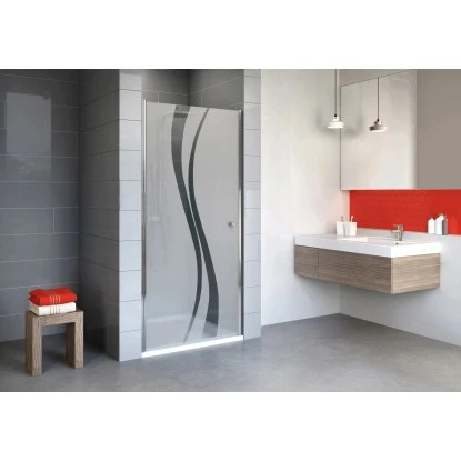 Schulte Drehtür In Nische Alexa Style 2.0 Dekor Liane 80 Cm X 192 Cm 4 Schulte Drehtür In Nische Alexa Style 2.0 Dekor Liane 80 Cm X 192 Cm - Image 2