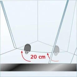 Schulte ExpressPlus Runddusche Kristall/Trend Inkl. Duschwanne 80x80cm 16 Schulte ExpressPlus Runddusche Kristall/Trend Inkl. Duschwanne 80x80cm -Badkomfort Verkauf tail abklappmechanismaus a