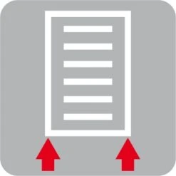 Schulte Design-Heizkörper Europa Mit Anschluss Von Unten 331 W Alpinweiß -Badkomfort Verkauf uss unten rechts und links 1